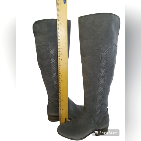 Vince Camuto Women's Riding Taupe Notch. Suede Classic Tall Riding Size 8.5 M - Picture 8 of 16